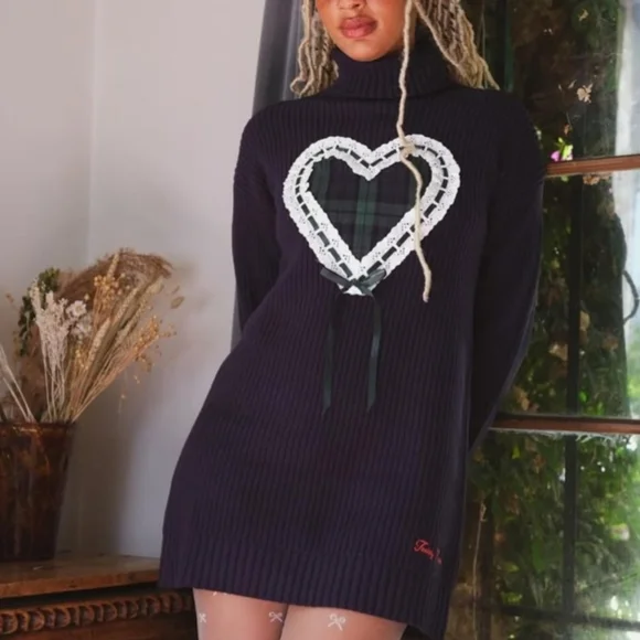 Teddy Fresh Knit Sweater Dress - Picture 2 of 6